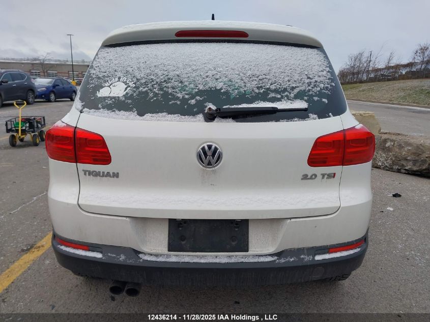 2013 Volkswagen Tiguan 2.0 Tsi Comfortline/2.0 Tsi Highline/2.0 Tsi Trendline VIN: WVGJV7AX6DW528859 Lot: 12436214X