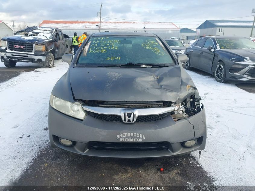 2009 Honda Civic Sport VIN: 2HGFA15669H034822 Lot: 12453690X
