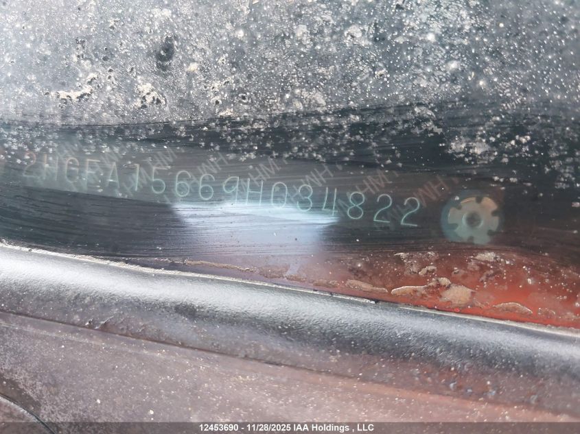 2009 Honda Civic Sport VIN: 2HGFA15669H034822 Lot: 12453690X