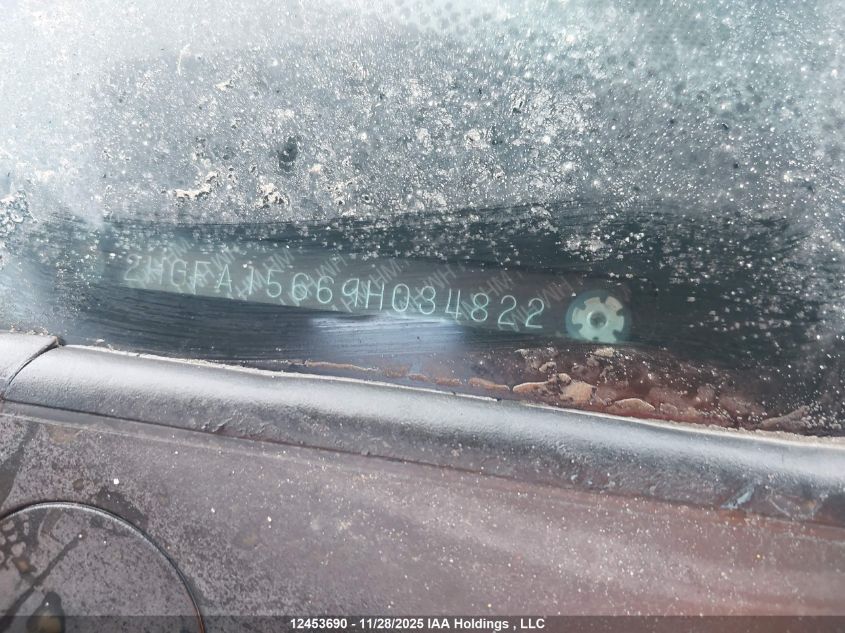 2009 Honda Civic Sport VIN: 2HGFA15669H034822 Lot: 12453690X