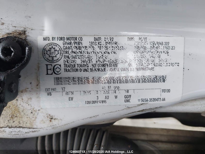 2013 Ford Focus Se VIN: 1FADP3K29DL139972 Lot: 12466071X