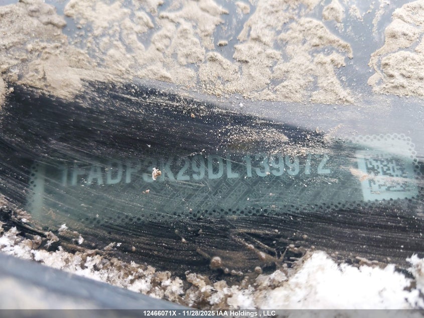 2013 Ford Focus Se VIN: 1FADP3K29DL139972 Lot: 12466071X