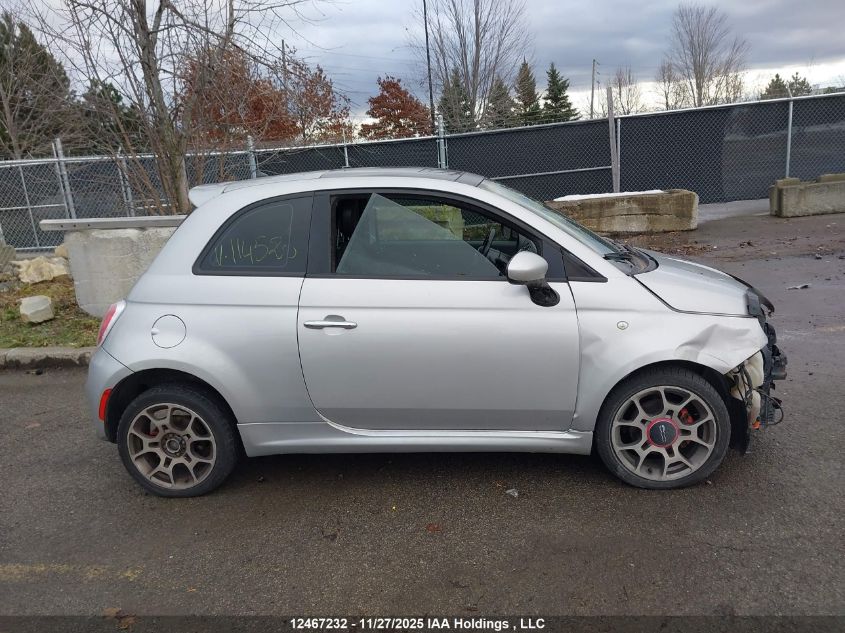 2012 Fiat 500 Sport VIN: 3C3CFFBR5CT114520 Lot: 12467232X