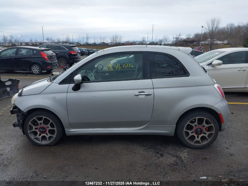 2012 Fiat 500 Sport VIN: 3C3CFFBR5CT114520 Lot: 12467232X