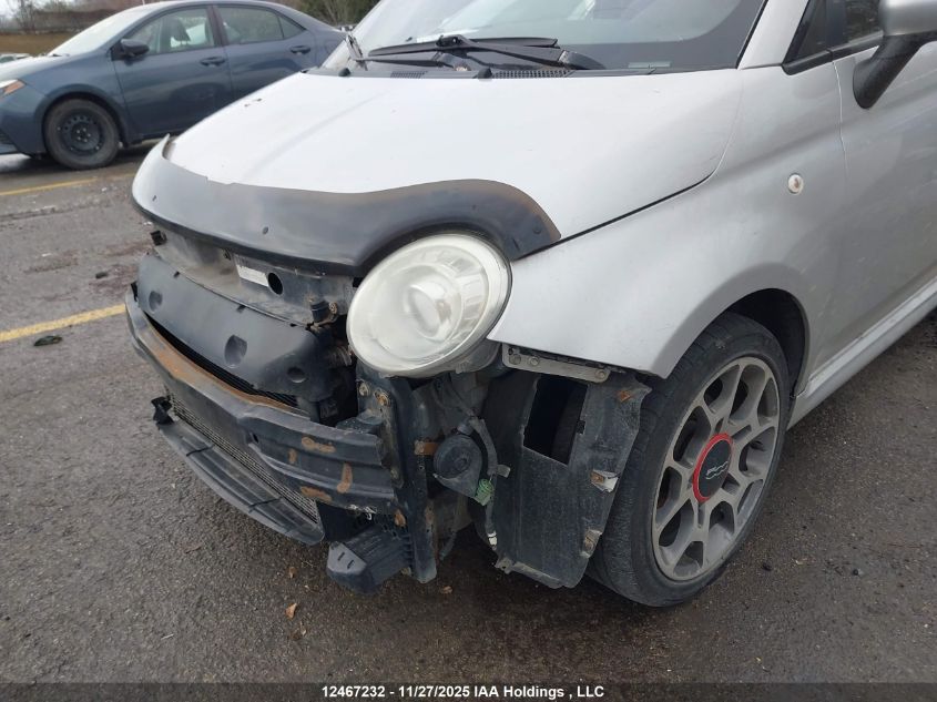 2012 Fiat 500 Sport VIN: 3C3CFFBR5CT114520 Lot: 12467232X