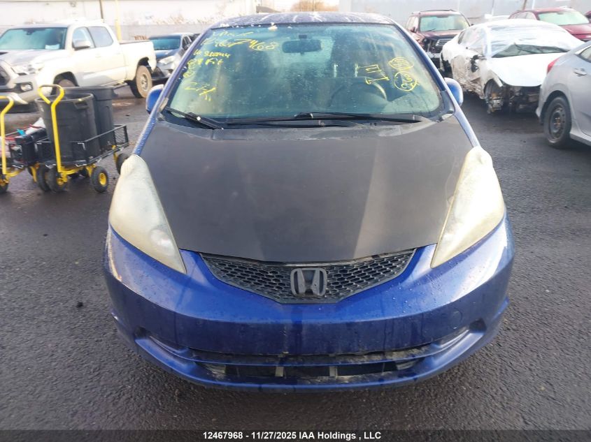 2009 Honda Fit Lx VIN: JHMGE88589S812144 Lot: 12467968X