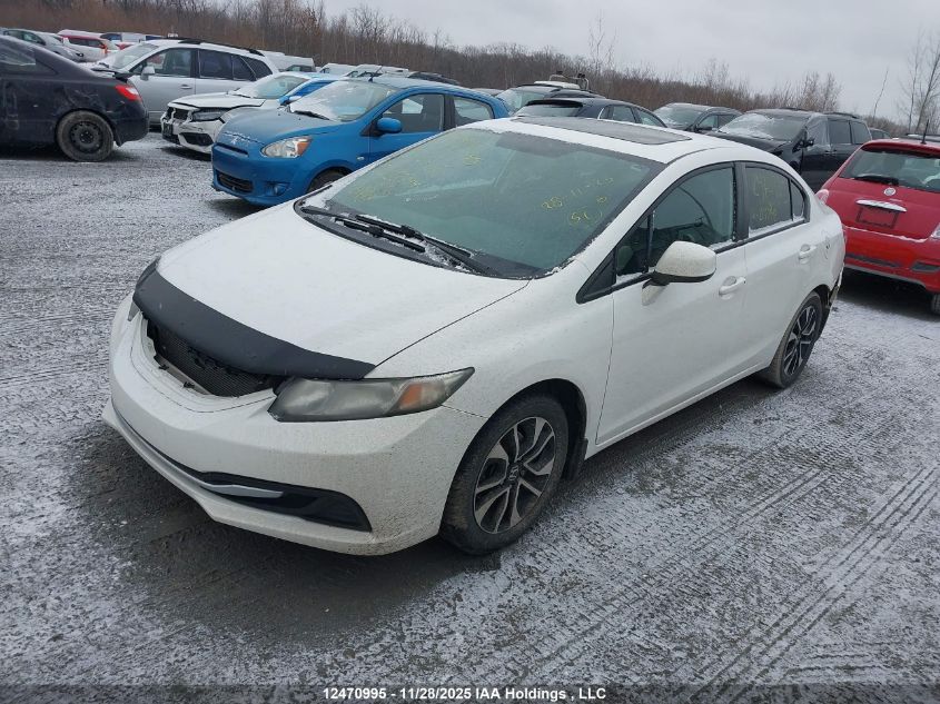 2013 Honda Civic Ex VIN: 2HGFB2F54DH042144 Lot: 12470995X