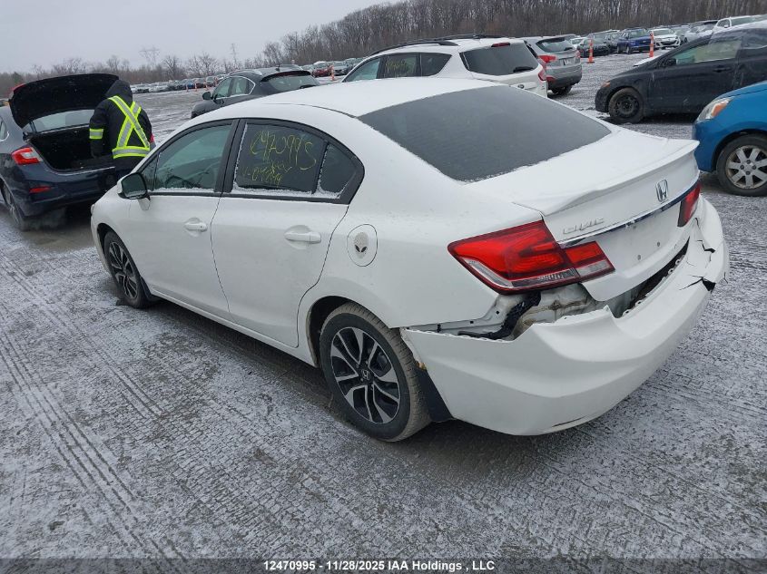 2013 Honda Civic Ex VIN: 2HGFB2F54DH042144 Lot: 12470995X