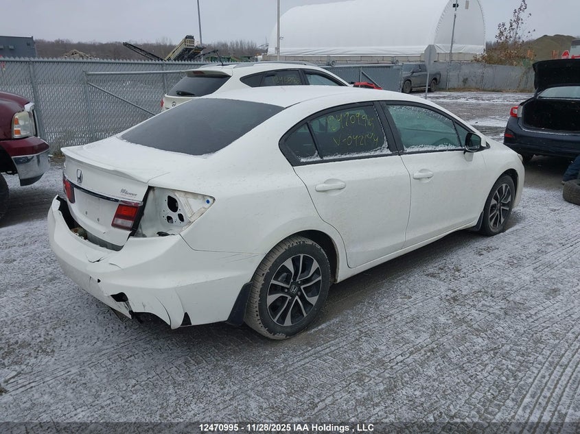 2013 Honda Civic Ex VIN: 2HGFB2F54DH042144 Lot: 12470995X