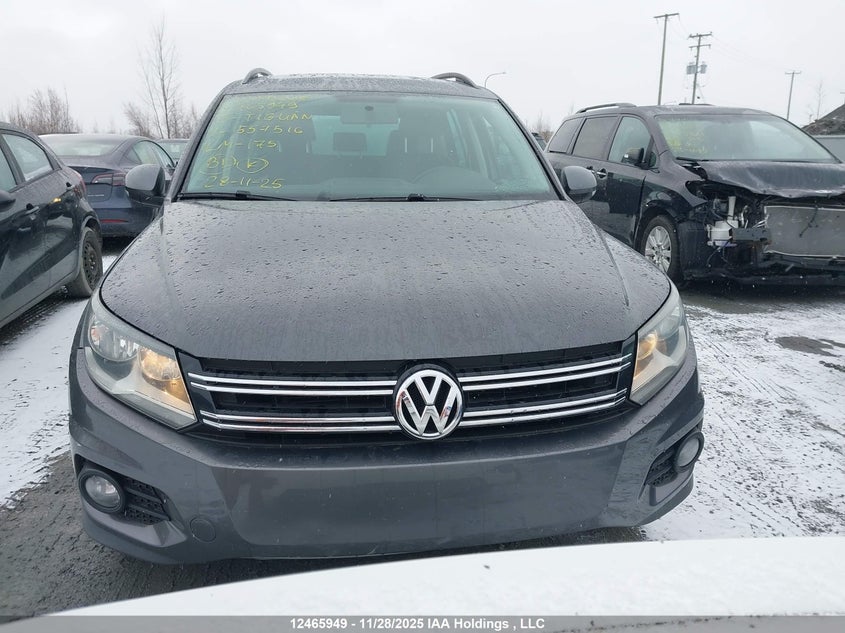 2015 Volkswagen Tiguan Comfortline/Highline/Special Edition/Trendline VIN: WVGJV7AX7FW557516 Lot: 12465949X