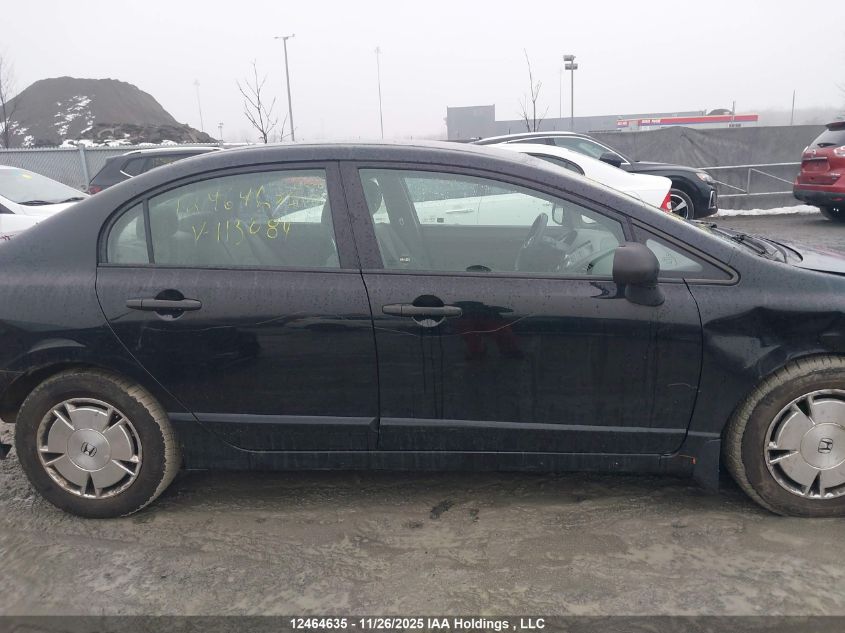 2009 Honda Civic Dx-G VIN: 2HGFA16419H113084 Lot: 12464635X