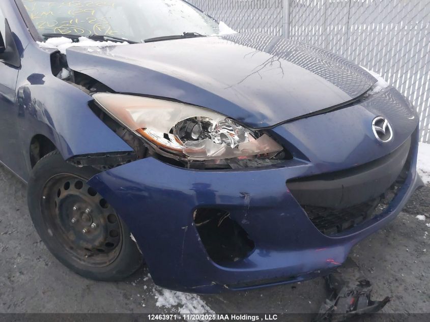2012 Mazda Mazda3 Gx VIN: JM1BL1UF2C1598224 Lot: 12463971X