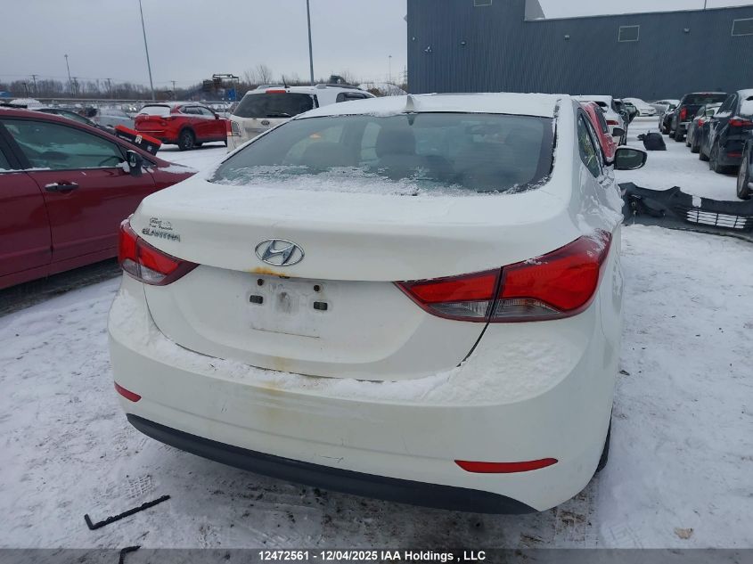 2014 Hyundai Elantra Gls VIN: 5NPDH4AE7EH468121 Lot: 12472561