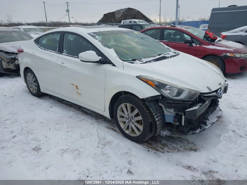 2014 Hyundai Elantra Gls VIN: 5NPDH4AE7EH468121 Lot: 12472561