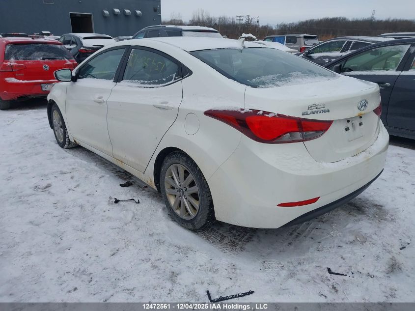 2014 Hyundai Elantra Gls VIN: 5NPDH4AE7EH468121 Lot: 12472561
