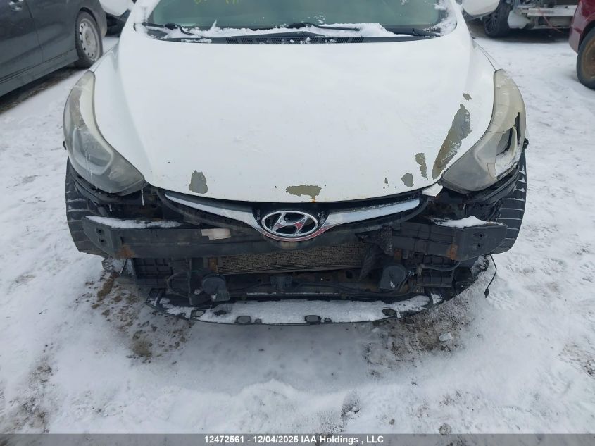 2014 Hyundai Elantra Gls VIN: 5NPDH4AE7EH468121 Lot: 12472561