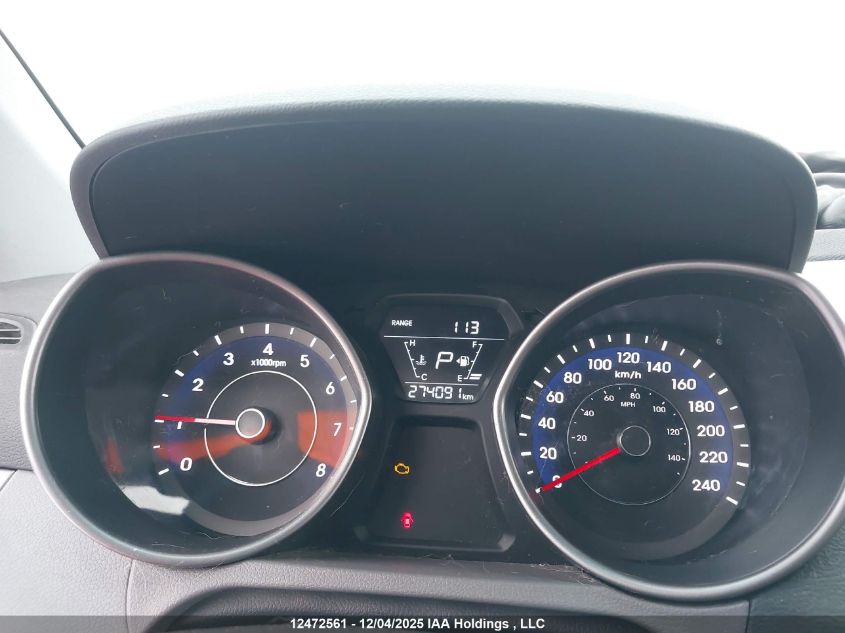 2014 Hyundai Elantra Gls VIN: 5NPDH4AE7EH468121 Lot: 12472561