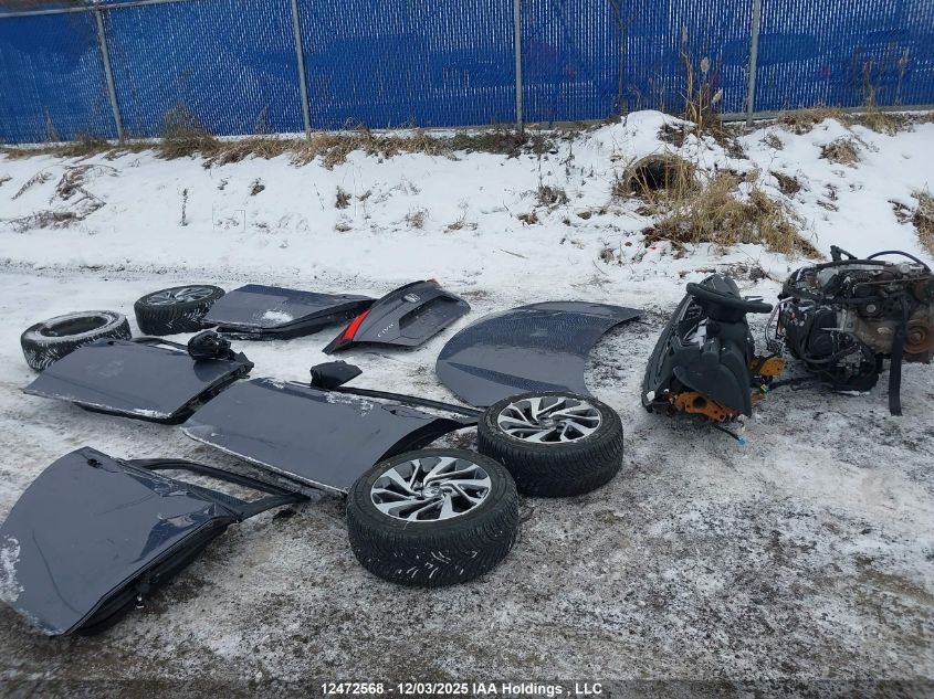 2019 Honda Civic Parts Only VIN: 2HGFC2F8XKH025532 Lot: 12472568