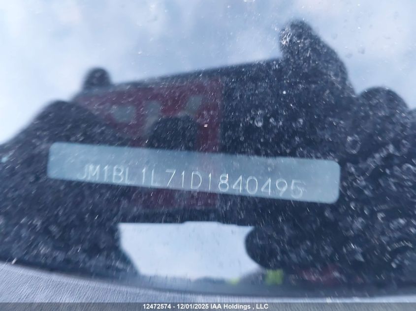2013 Mazda 3 I VIN: JM1BL1L71D1840495 Lot: 12472574
