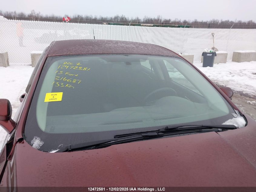 2015 Ford Fusion Se VIN: 3FA6P0T92FR216687 Lot: 12472581