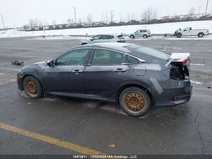 2018 Honda Civic Lx VIN: 2HGFC2F60JH013788 Lot: 12472611