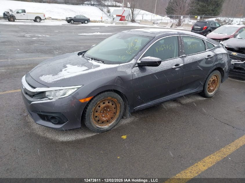 2018 Honda Civic Lx VIN: 2HGFC2F60JH013788 Lot: 12472611