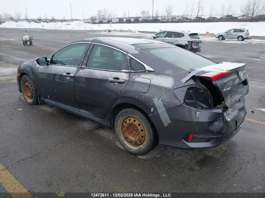 2018 Honda Civic Lx VIN: 2HGFC2F60JH013788 Lot: 12472611