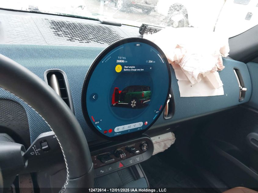 2025 Mini Countryman Cooper S VIN: WMZ23GA03S7P36531 Lot: 12472614