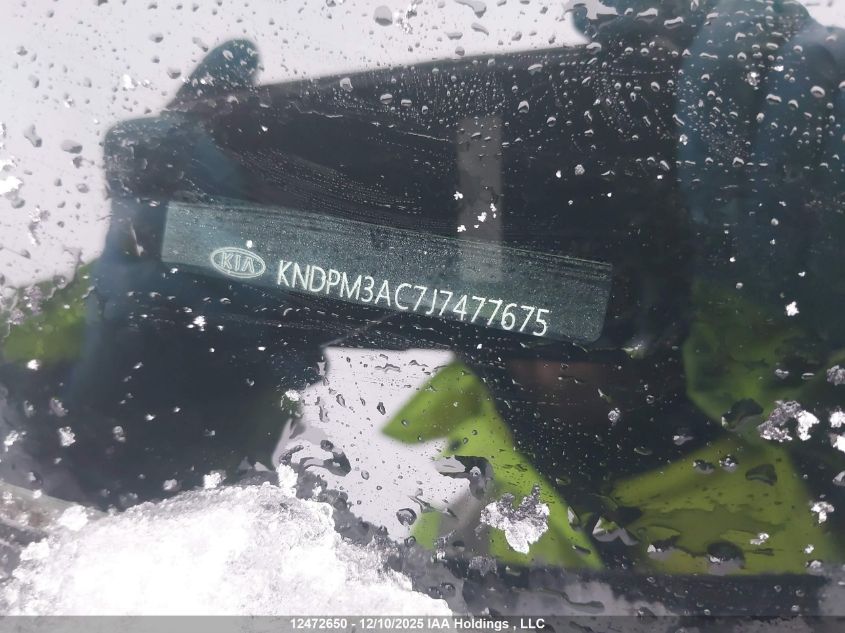2018 Kia Sportage Lx VIN: KNDPM3AC7J7477675 Lot: 12472650