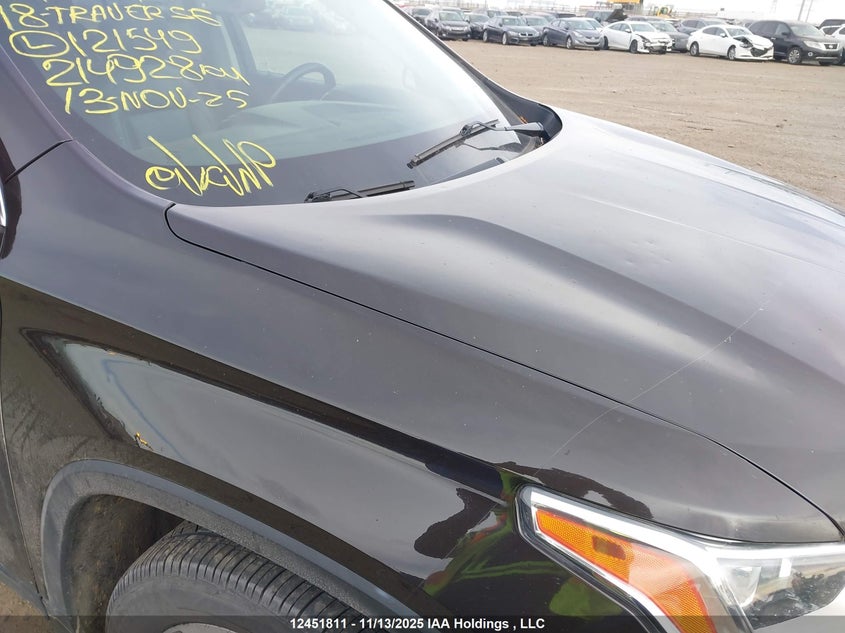 2018 Chevrolet Traverse 3Lt VIN: 1GNEVHKW3JJ121549 Lot: 12451811X