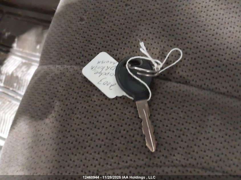 2003 Dodge Dakota Slt VIN: 1D7HG48N53S227981 Lot: 12460944X