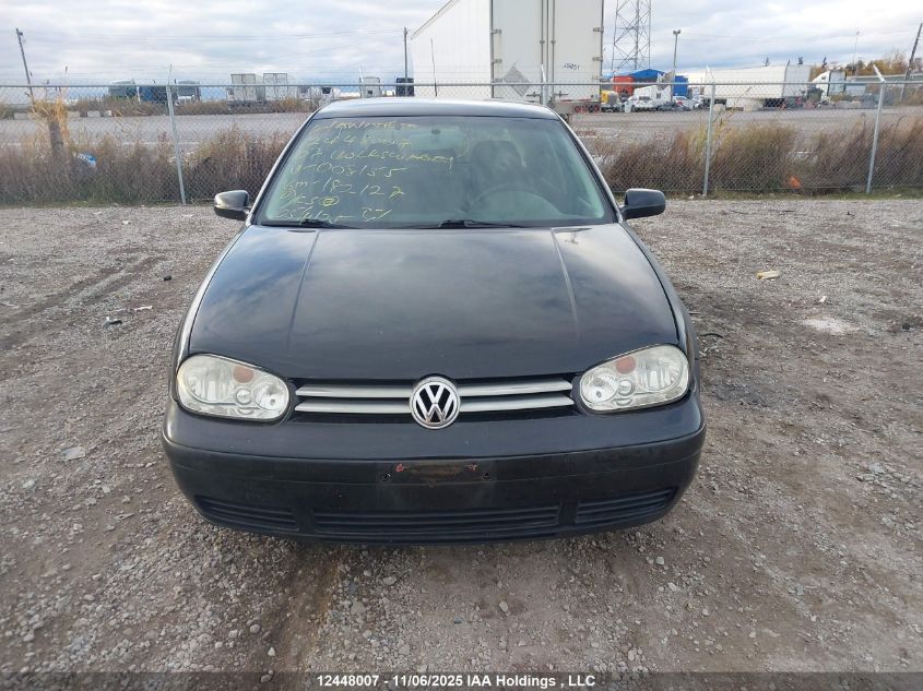 2007 Volkswagen City Golf 2.0 VIN: 9BWEL41J674008155 Lot: 12448007X