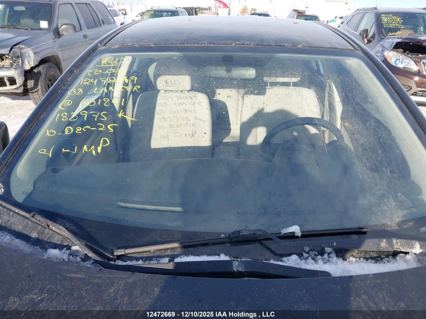 2008 Mitsubishi Lancer Es VIN: JA3AU26U18U601841 Lot: 12472669