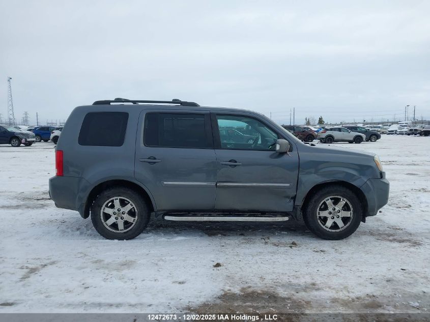 2011 Honda Pilot Touring VIN: 5FNYF4H91BB501530 Lot: 12472673
