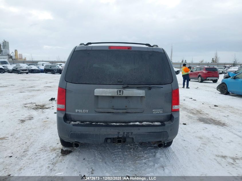2011 Honda Pilot Touring VIN: 5FNYF4H91BB501530 Lot: 12472673