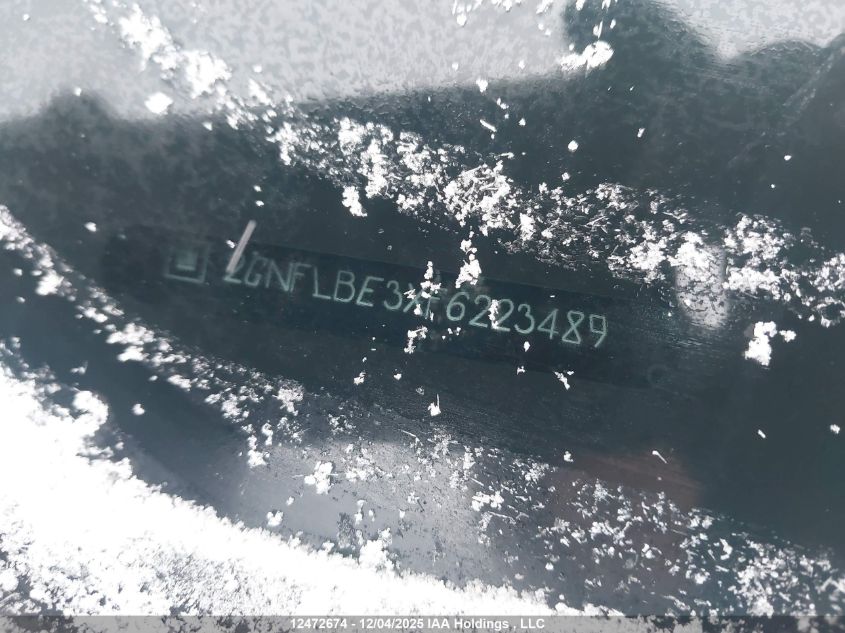 2015 Chevrolet Equinox 1Lt VIN: 2GNFLBE3XF6223489 Lot: 12472674