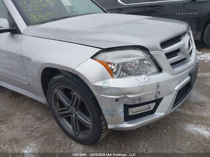 2012 Mercedes-Benz Glk 350 4Matic VIN: WDCGG8HB7CF825141 Lot: 12472685