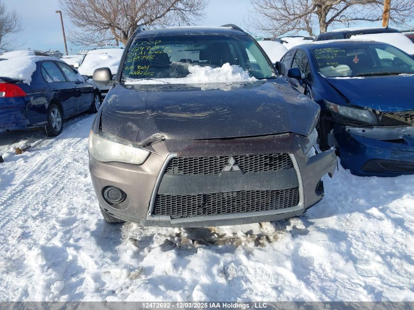 2011 Mitsubishi Outlander Es VIN: JA4AT2AW9BU609748 Lot: 12472692