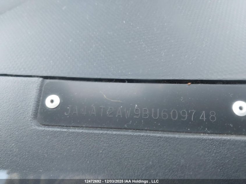 2011 Mitsubishi Outlander Es VIN: JA4AT2AW9BU609748 Lot: 12472692