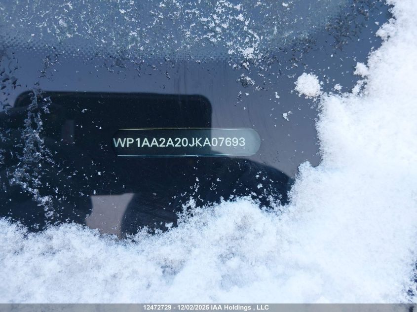 2018 Porsche Cayenne Platinum Edition VIN: WP1AA2A20JKA07693 Lot: 12472729