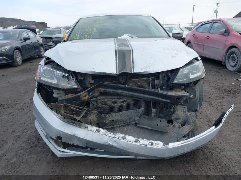 2015 Volkswagen Jetta 1.8 Tsi Comfortline VIN: 3VWD07AJ8FM310613 Lot: 12466531X