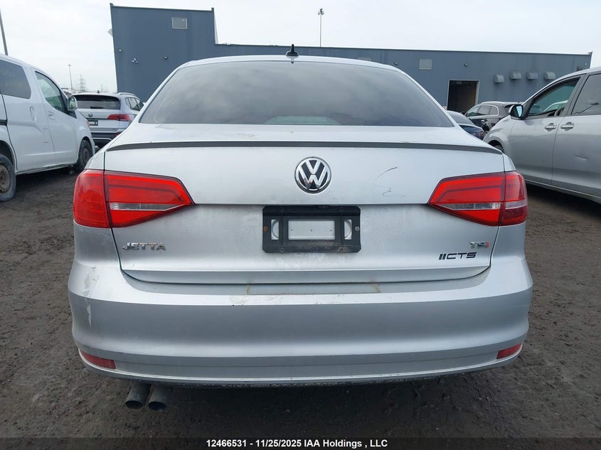 2015 Volkswagen Jetta 1.8 Tsi Comfortline VIN: 3VWD07AJ8FM310613 Lot: 12466531X