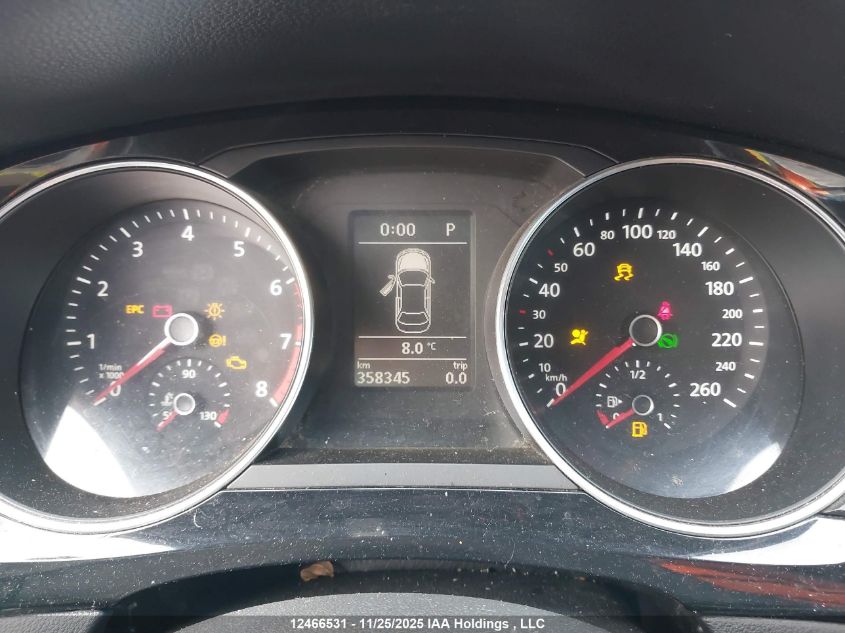 2015 Volkswagen Jetta 1.8 Tsi Comfortline VIN: 3VWD07AJ8FM310613 Lot: 12466531X