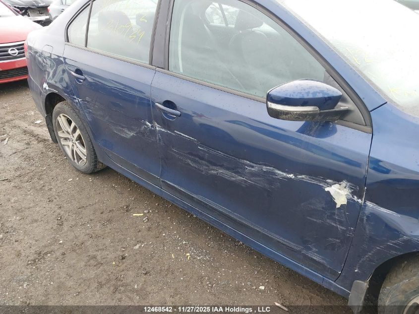 2012 Volkswagen Jetta 2.5L Se VIN: 3VWDP7AJ7CM310934 Lot: 12468542X