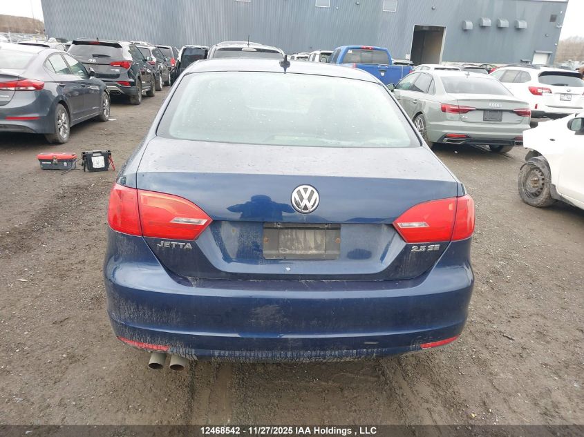 2012 Volkswagen Jetta 2.5L Se VIN: 3VWDP7AJ7CM310934 Lot: 12468542X