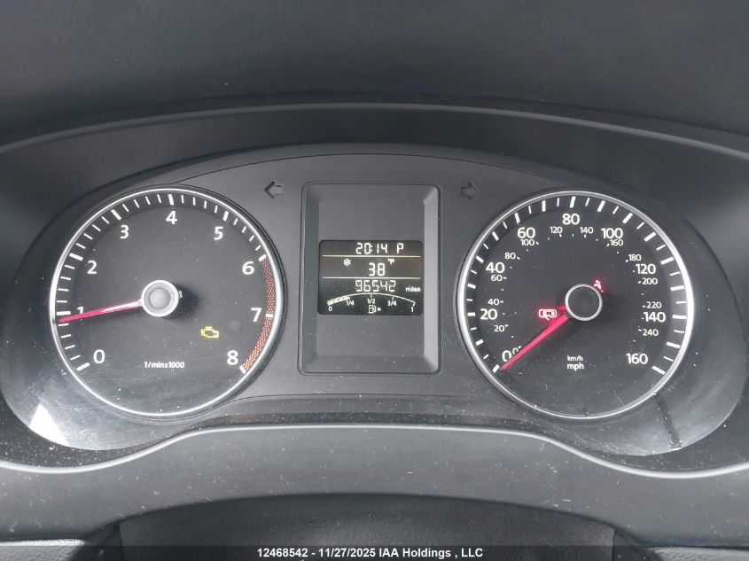 2012 Volkswagen Jetta 2.5L Se VIN: 3VWDP7AJ7CM310934 Lot: 12468542X