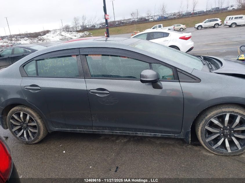 2013 Honda Civic Touring VIN: 2HGFB2F72DH102777 Lot: 12469615X