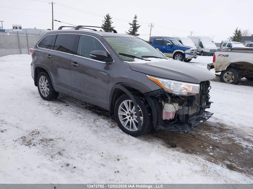 5TDJCRFH5FS008095 2015 Toyota Highlander Hybrid/Xle auction photo 1