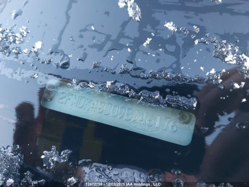 2009 Ford Edge Sel VIN: 2FMDK48C09BA46176 Lot: 12472798