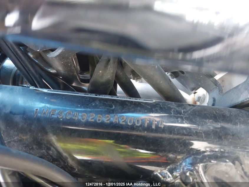 2002 Honda Vt1100 C2 VIN: 1HFSC43262A200114 Lot: 12472816